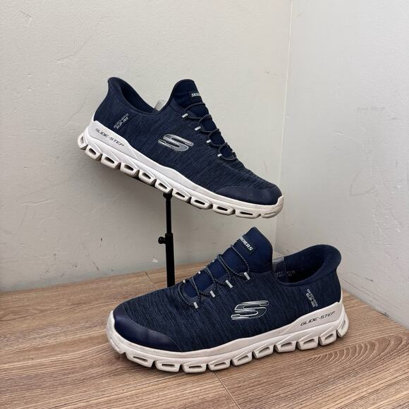 Skechers Slip In Slide Step Zefyr Navy Blue Sneakers Men’s Size 12 main image 9